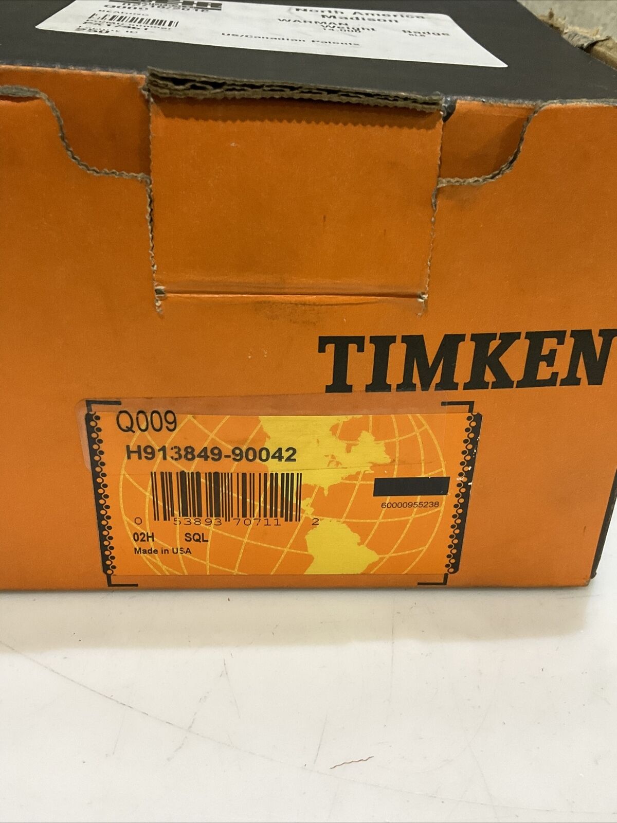 TIMKEN H913849-90042 Q009 TAPERED ROLLER BEARING ASSEMBLY 476