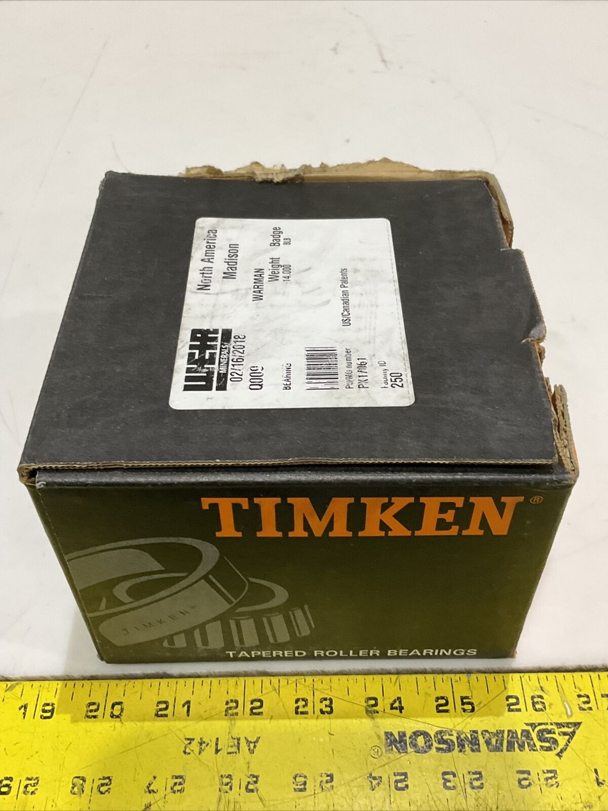 TIMKEN H913849-90042 Q009 TAPERED ROLLER BEARING ASSEMBLY 476