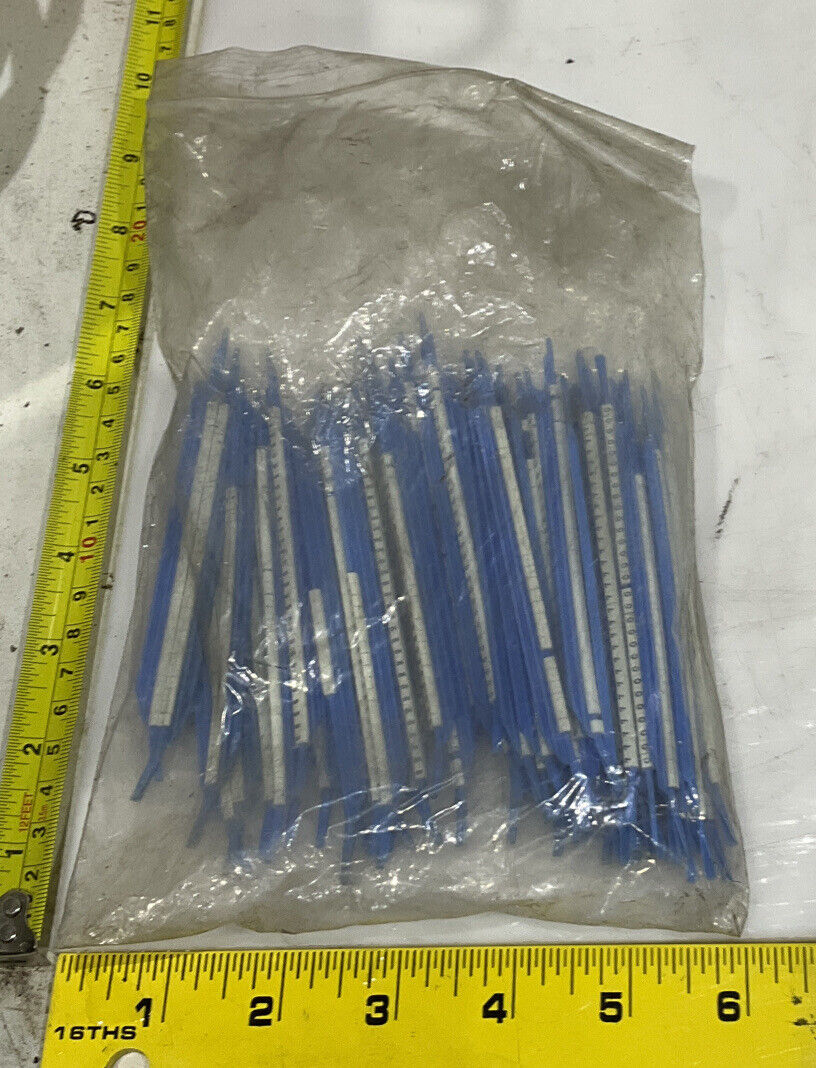 BRADY BLUE NUMBERS LOT OF 60 WIRE MARKERS 476