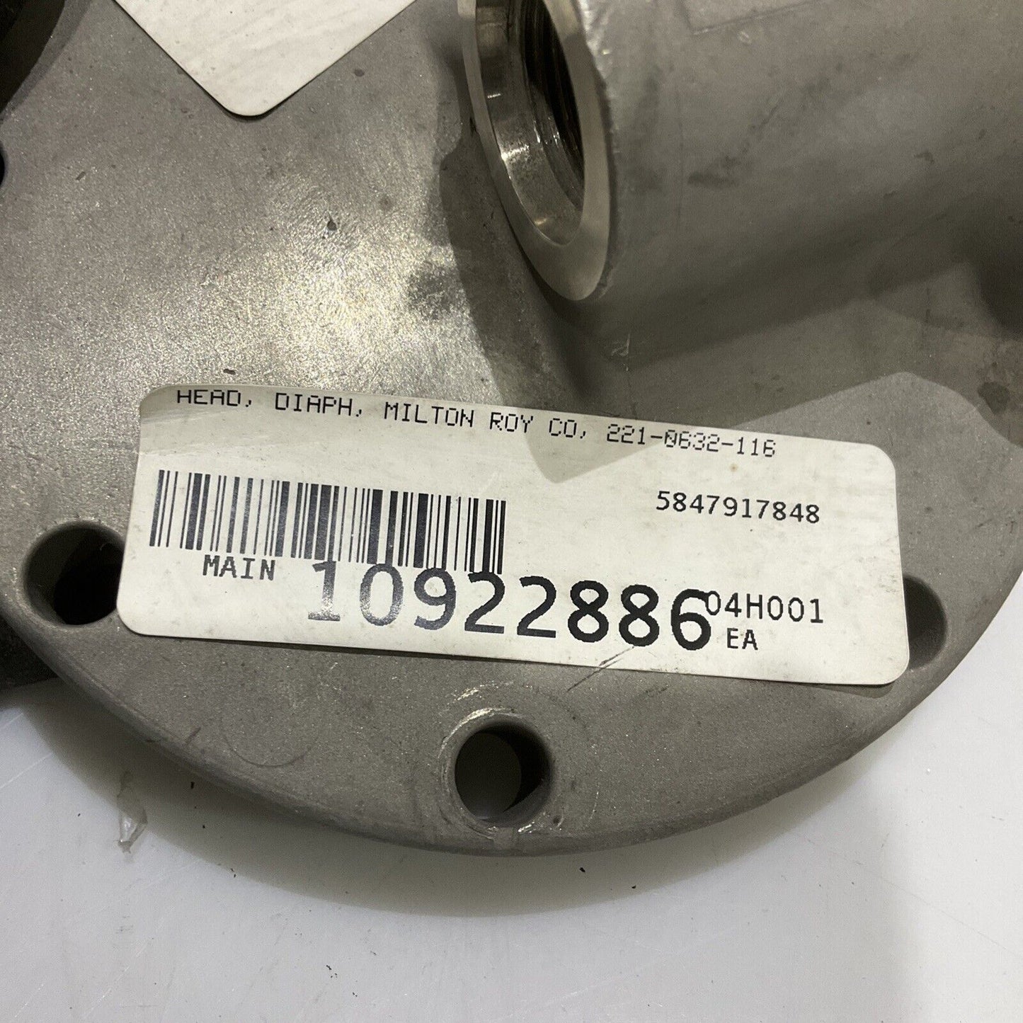 MILTON ROY 5421-140-016 CF8M 221-0632-116 DIAPHRAGM HEAD 678