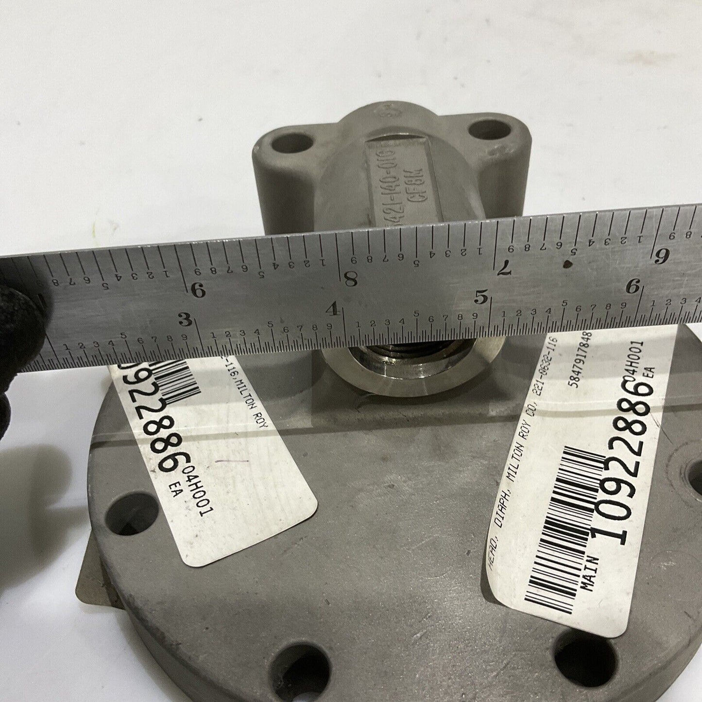 MILTON ROY 5421-140-016 CF8M 221-0632-116 DIAPHRAGM HEAD 678