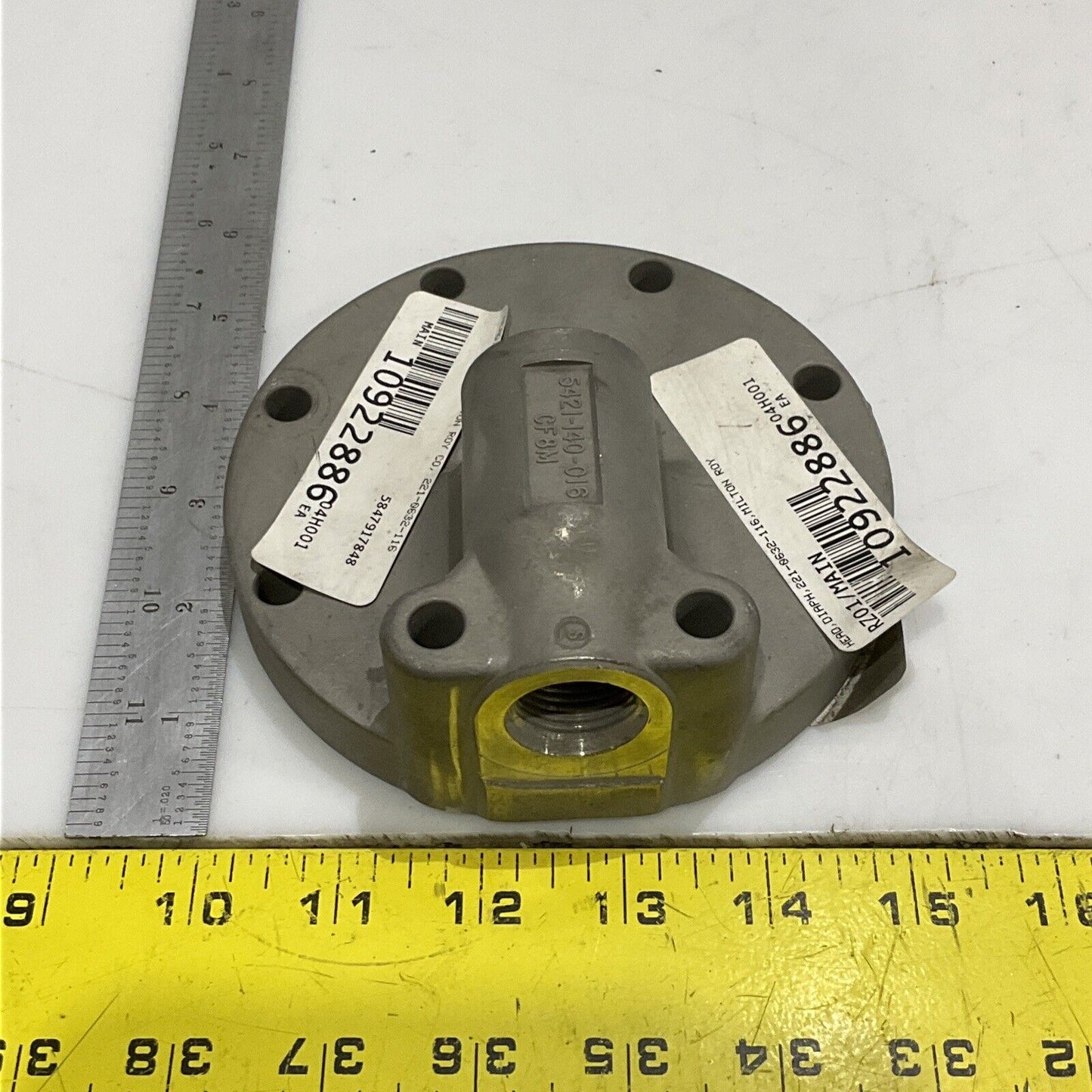 MILTON ROY 5421-140-016 CF8M 221-0632-116 DIAPHRAGM HEAD 678