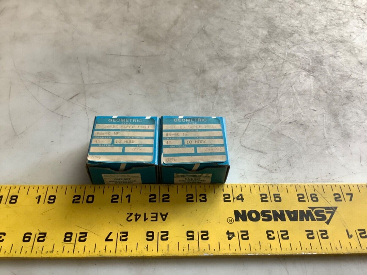 TRW GREENFIELD 099660 THREAD CHASER 5/16 DS SUPER 6-40NF 45 CHAM 10FG LOT OF 2