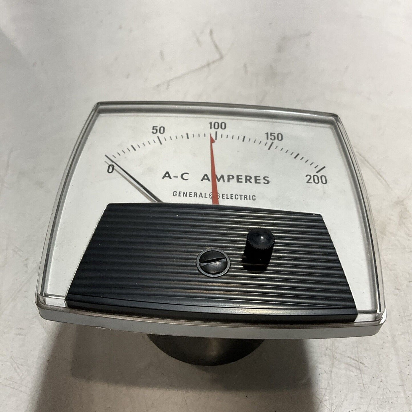 GE GENERAL  ELECTRIC  50-195414LSRL  SERIES 195 A-C AMPERES  0-200AMPS  A.C  U3S