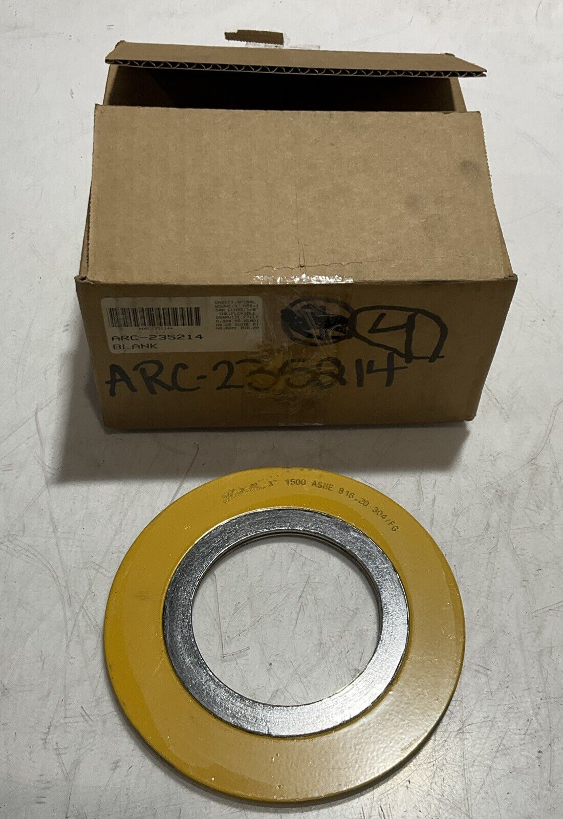 FLEXITALLIC 3”1500 ASME B16.20304/FG SPIRAL WOUND FLANGE GASKET QTY 4 NPS 1 K9S