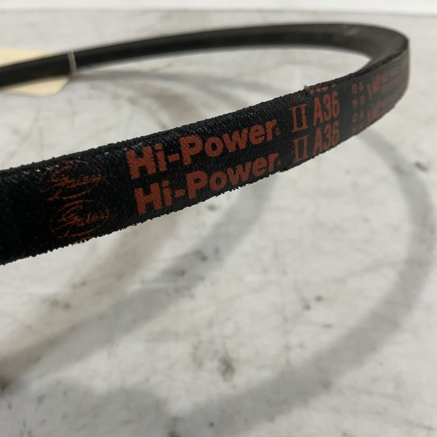 GATES  A36  HI-POWER  BELT  HEAVY DUTY BAND 38” LOT OF 5 K9S