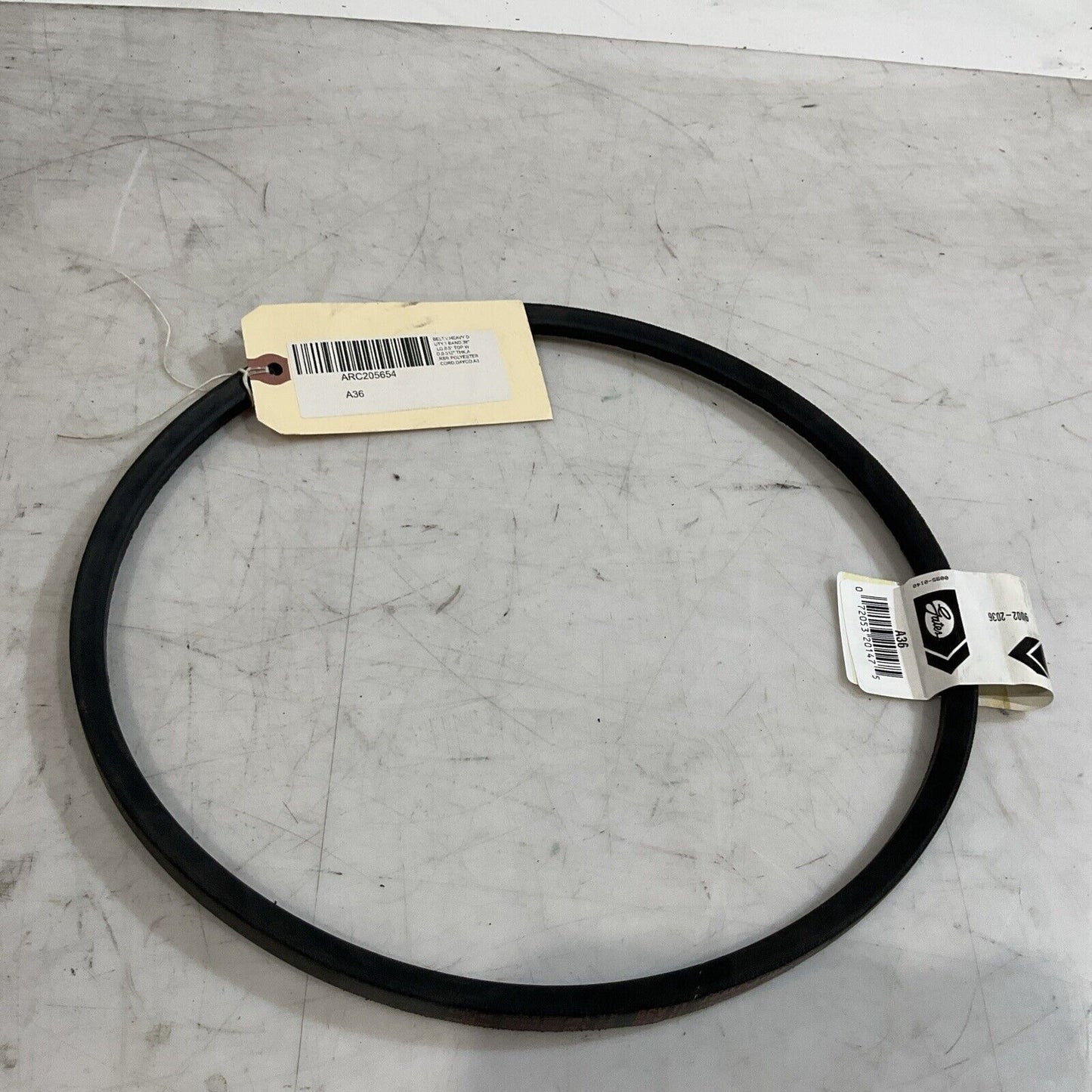 GATES  A36  HI-POWER  BELT  HEAVY DUTY BAND 38” LOT OF 5 K9S