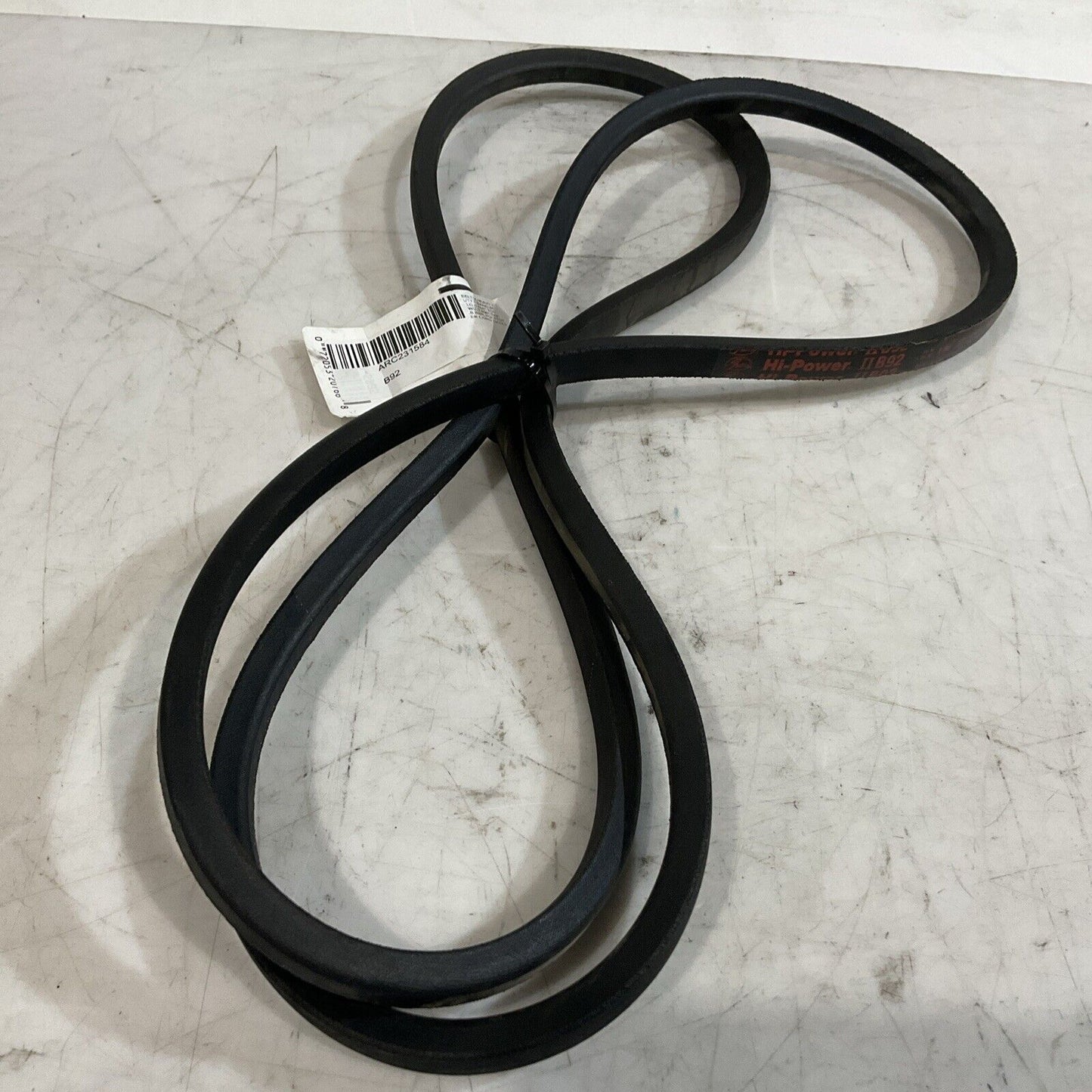 GATES HI-POWER II B92  ARC231584  BELT.V HEAVY DUTY  UTY  1BAND 95  LOT OF 4 K9S