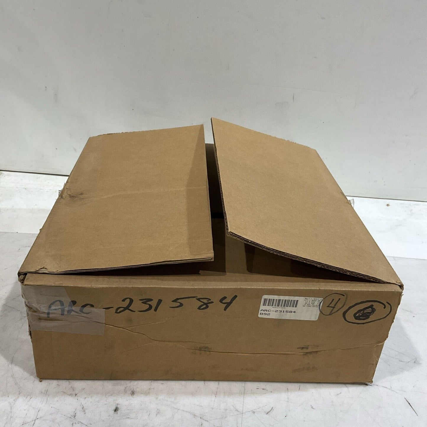 GATES HI-POWER II B92  ARC231584  BELT.V HEAVY DUTY  UTY  1BAND 95  LOT OF 4 K9S