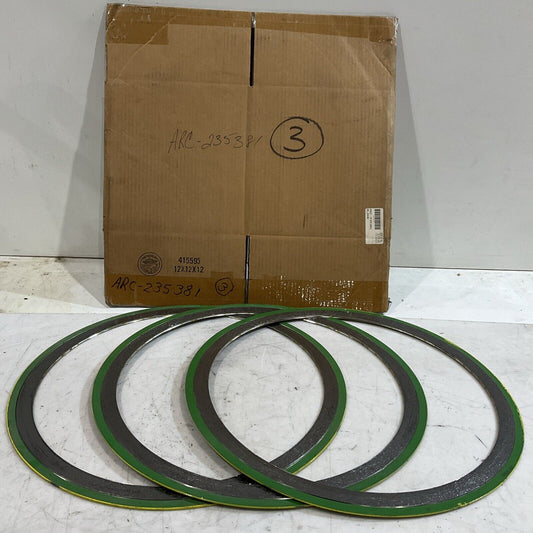 LAMONS  ARC-235381  GASKET SPIRAL WOUND 18 NPS 150 CLASS ASME B1620 LOT OF 3 K9S
