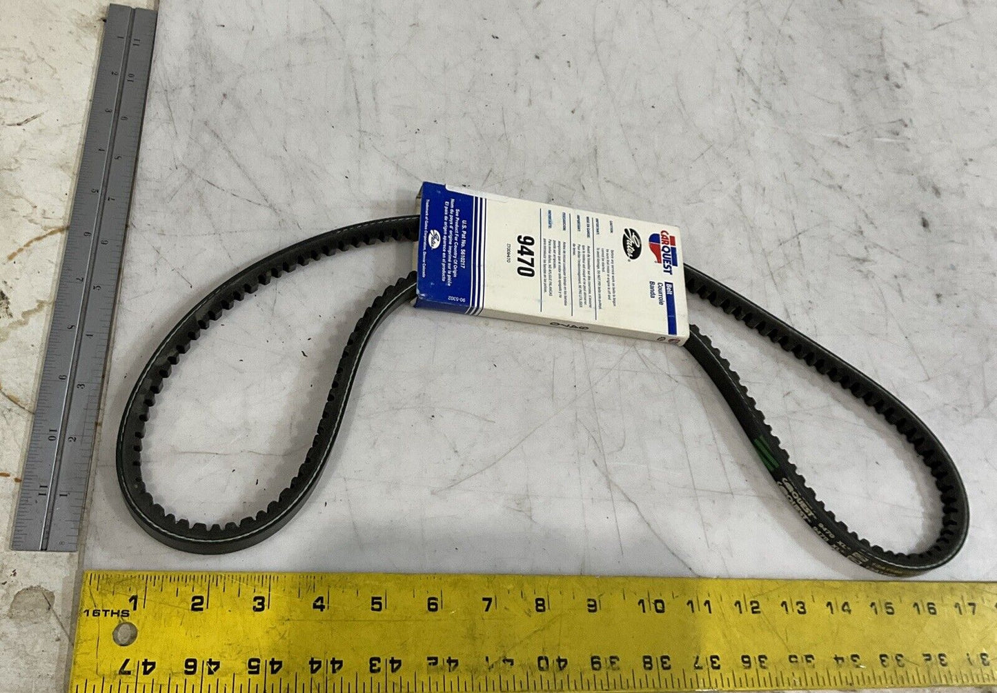 GATES  XL9470 ARC231413 9070 BELT  V1 BAND 47LG O.47T OP WD LOT OF 5 K9S