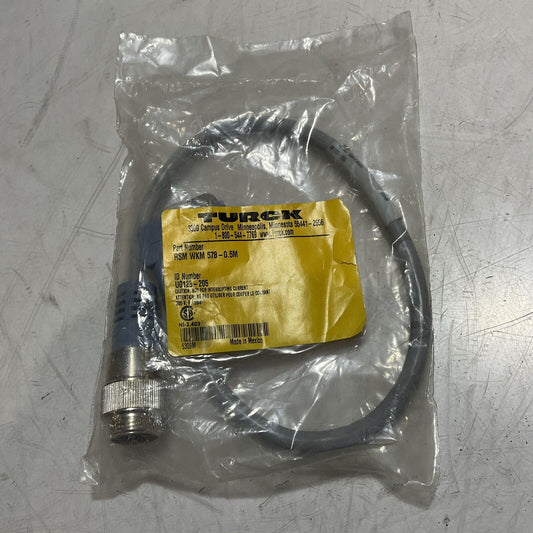 TURCK  RSM-WKM 578-0.5M  EXTENSION  CORDSET  U3S