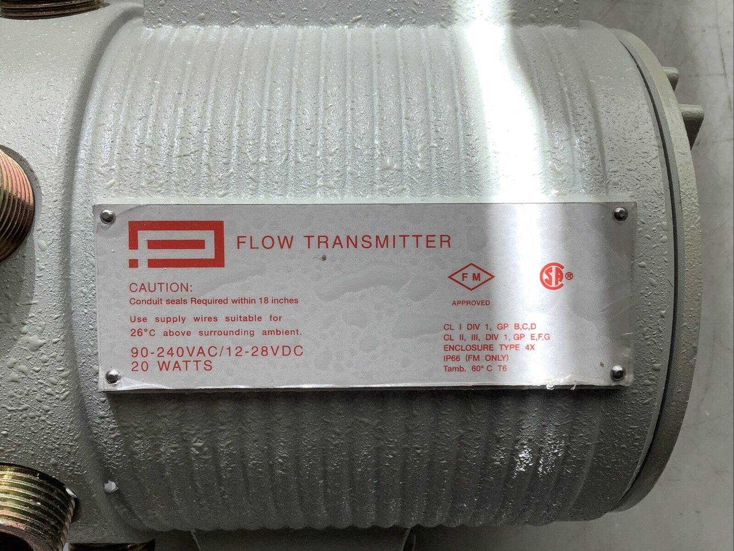 GENERAL ELECTRIC XMT868-1-11-TA-0011 XMT868 ULTRASONIC FLOW TRANSMITTER