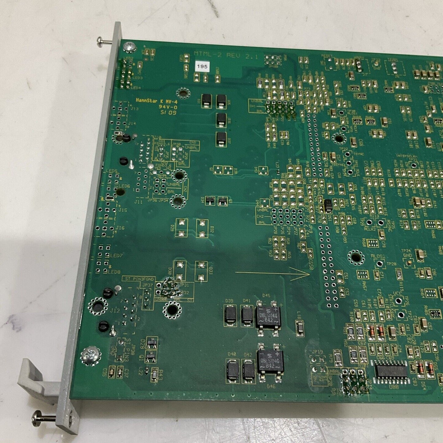 RAD MP-2100M-ML-1T1 (E)  MEGAPLEX  DUAL 1T1  MAIN LINK MODULE CIRCUIT BOARD T6Y