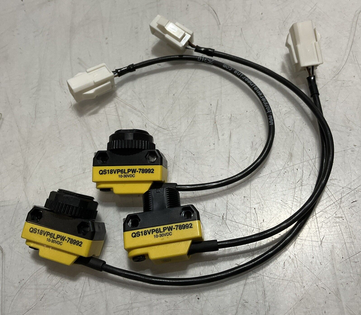 BANNER  QS18VP6LPW-78992  PHOTOELECTRIC SENSOR  EMITTER  LOT OF 3  U3S