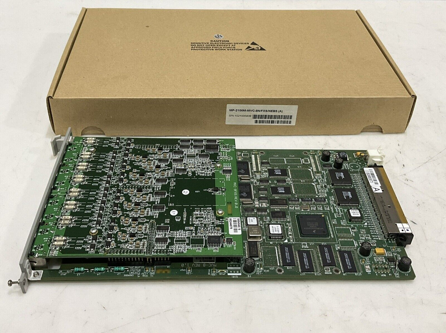 RAD MP2100M-MVC-8N/FXS/NEBS(A)  8CHANNEL  PCM MODULE  FXS INTERFACE CIRCUIT  T6Y