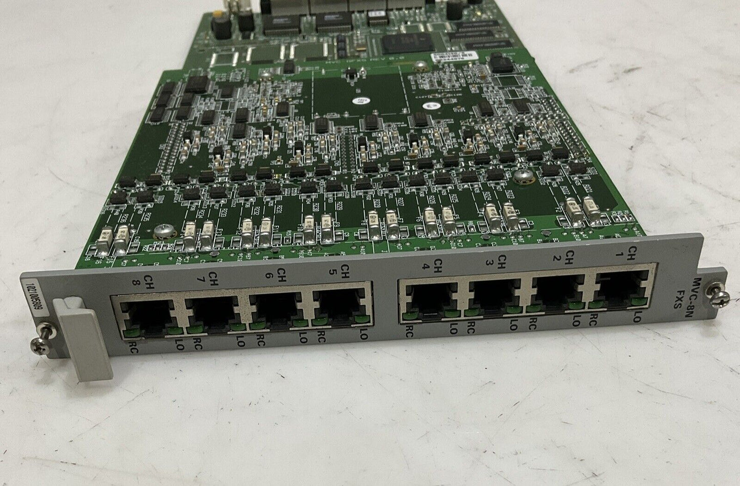 RAD MP2100M-MVC-8N/FXS/NEBS(A)  8CHANNEL  PCM MODULE  FXS INTERFACE CIRCUIT  T6Y