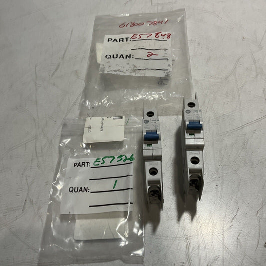 ALLEN- BRADLEY  A-B 1489-MC3A  MINIATURE CIRCUIT BREAKER  1POLE  LOT OF 2 C2H