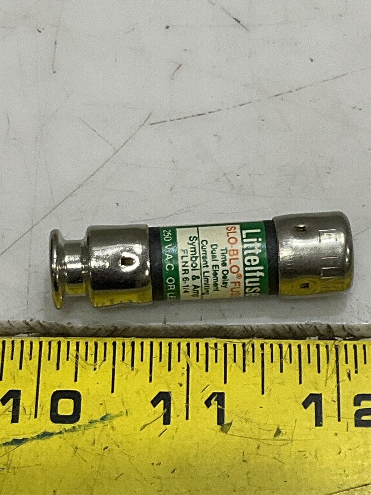 LITTELFUSE FLNR 6 1/4 SLO-BLO TIME DELY DUAL CURRENT LIMITING FUSE LOT OF 20 T9Y