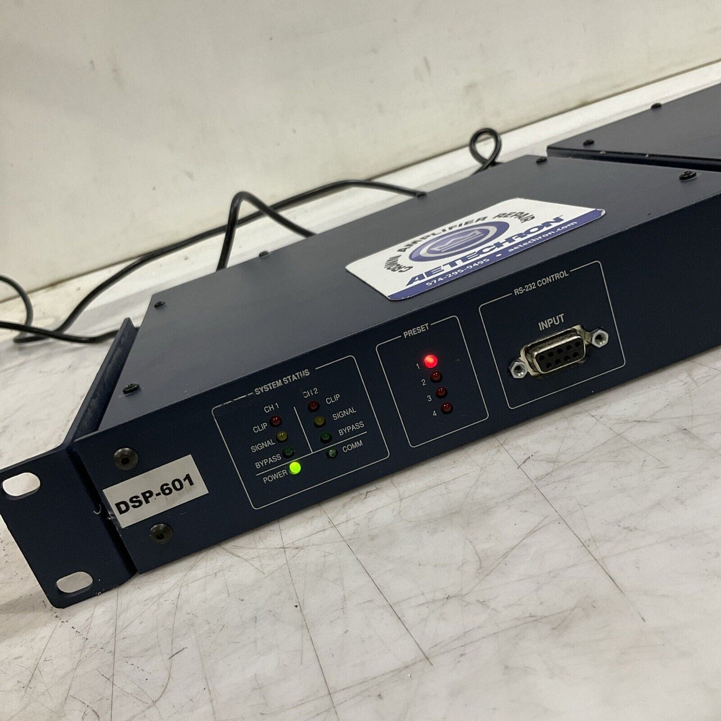 SYMETRIX  322 DSP ENGINE  CROWN AMPLIFIER REPAIR  POWER SUPPLY  DSP-601-602  T9A