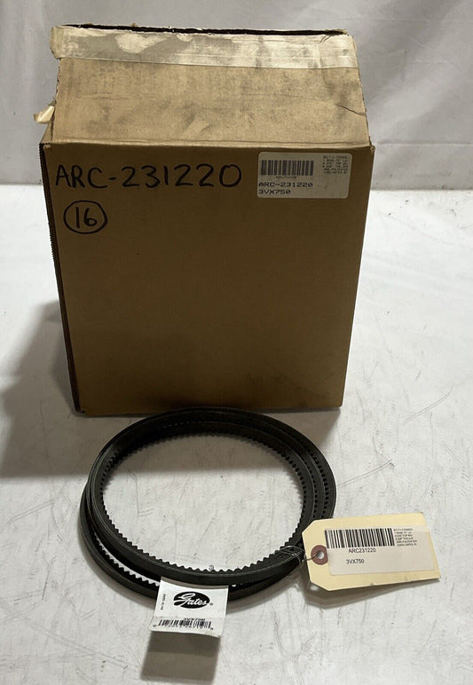 GATES 3VX750 SUPER  HC BELT COGGED 1 BAND K9S