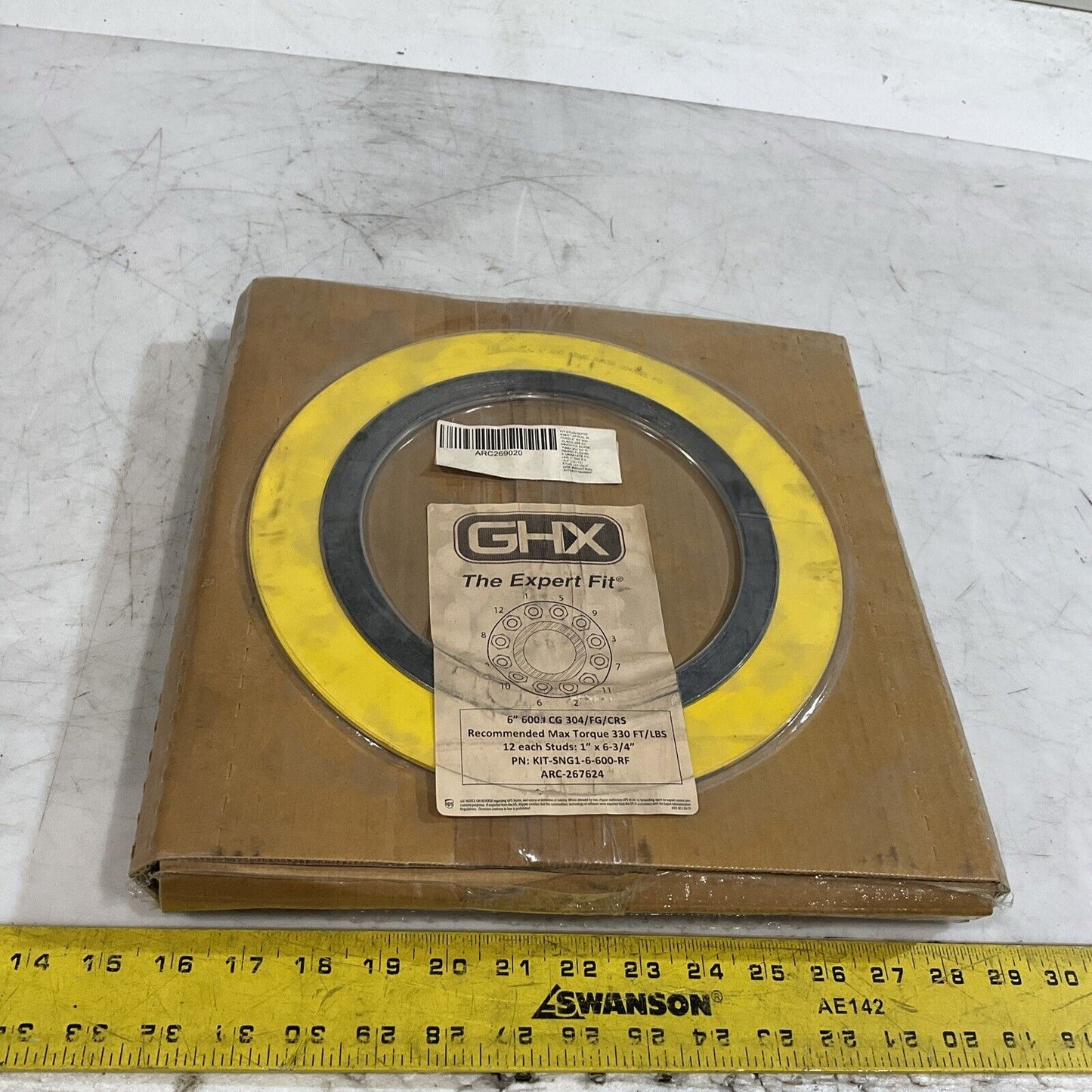 GHX KIT-SNG1-6-600-RF KIT STUDIO/NUT/G ASKT, INNER GUIDE RING INDING FLEXIBL K9S