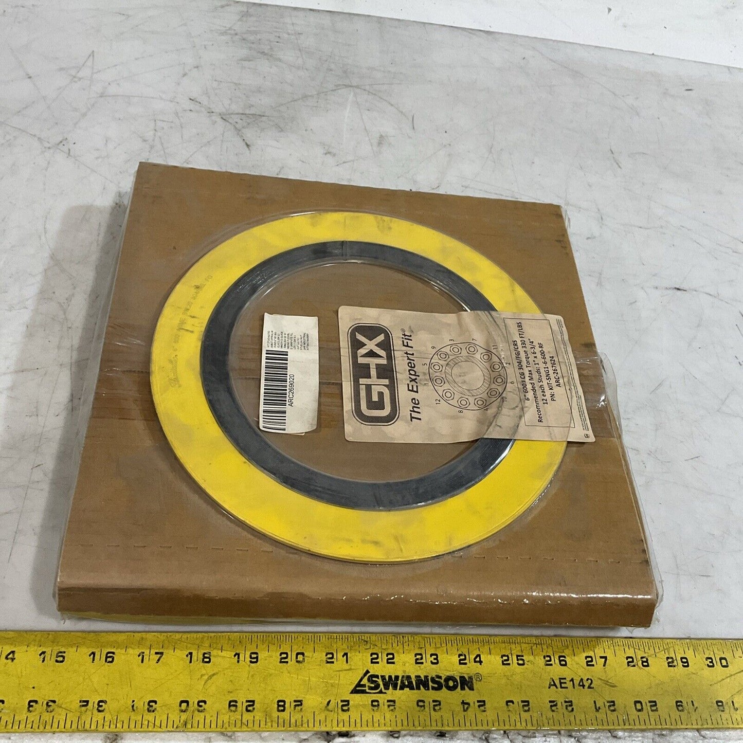 GHX KIT-SNG1-6-600-RF KIT STUDIO/NUT/G ASKT, INNER GUIDE RING INDING FLEXIBL K9S