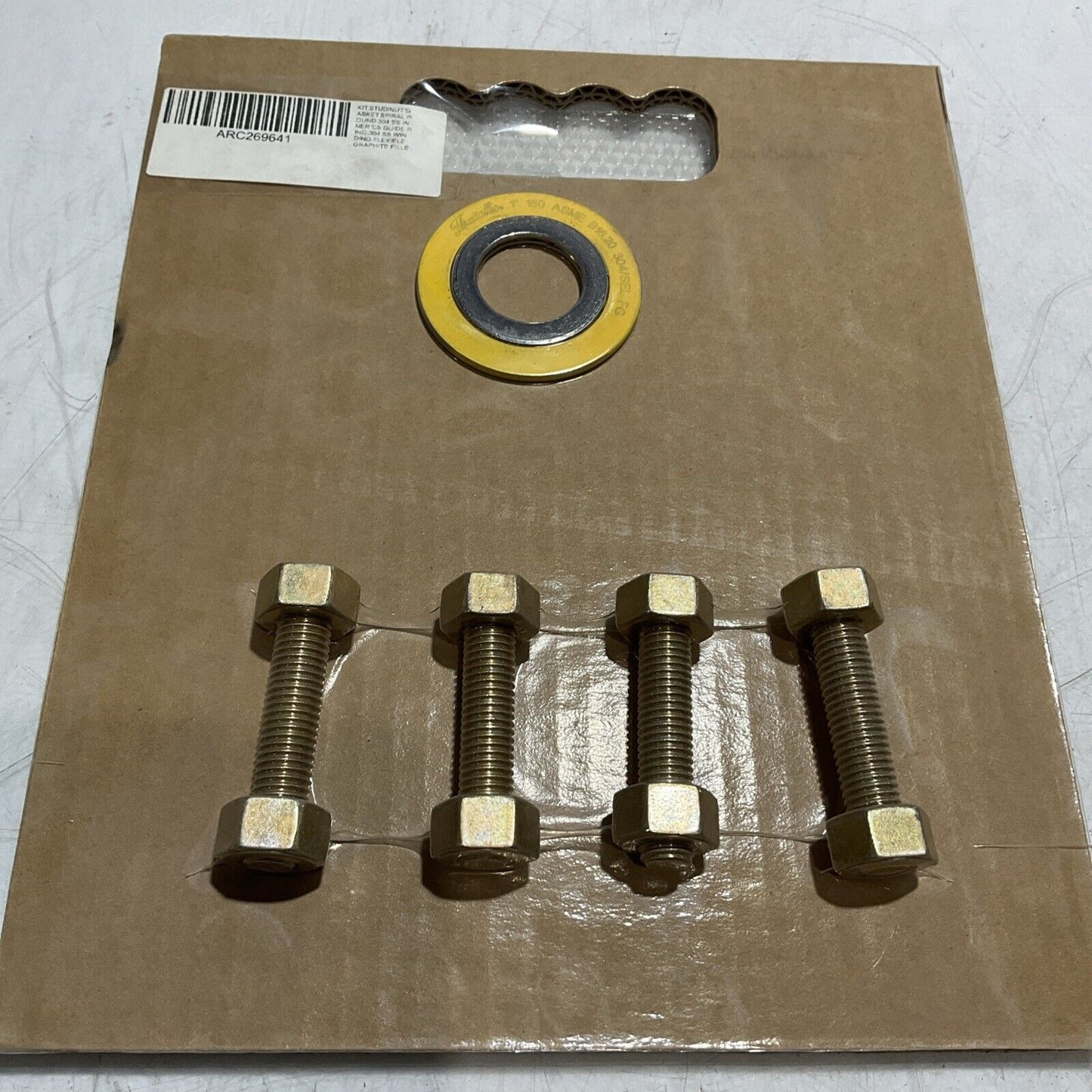 GHX KIT-SNG1-1-150-RF STUD/NUT/G ASKET SPIRAL ,GUIDE ING 304SS DING FLEXIBLE K9S