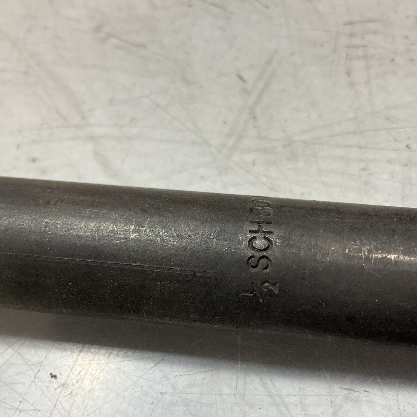 PIPE DECOR 1/2SCH80A/SA106B37756 BLACK INDUSTRIAL STEEL PLUMBING NIPPLE QTY7 K9S