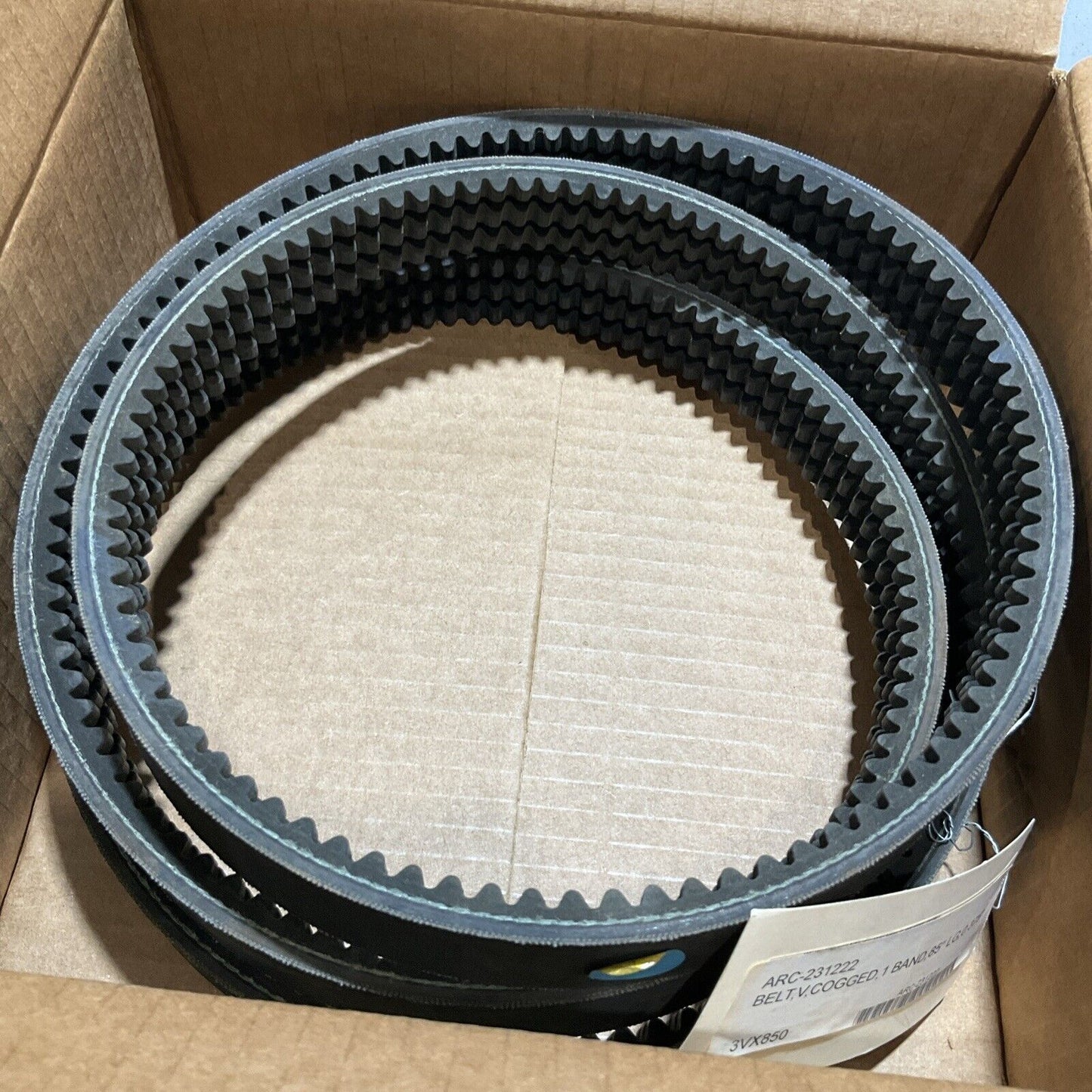 BESTORQ  3R-3VX850  BELT ,V, COGGED  BAND 85”LG0,375.  K9S