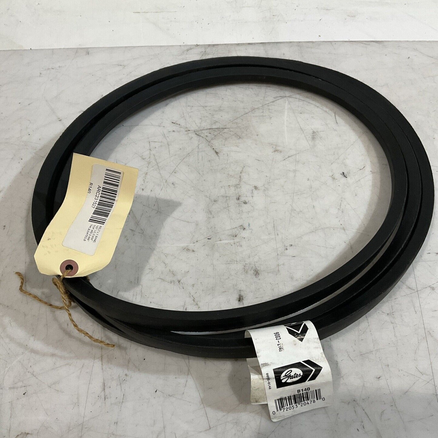 GATES  B140 HI-POWER   BELTV.1 BAND  143”LG O.656   LOT OF 12 K9S