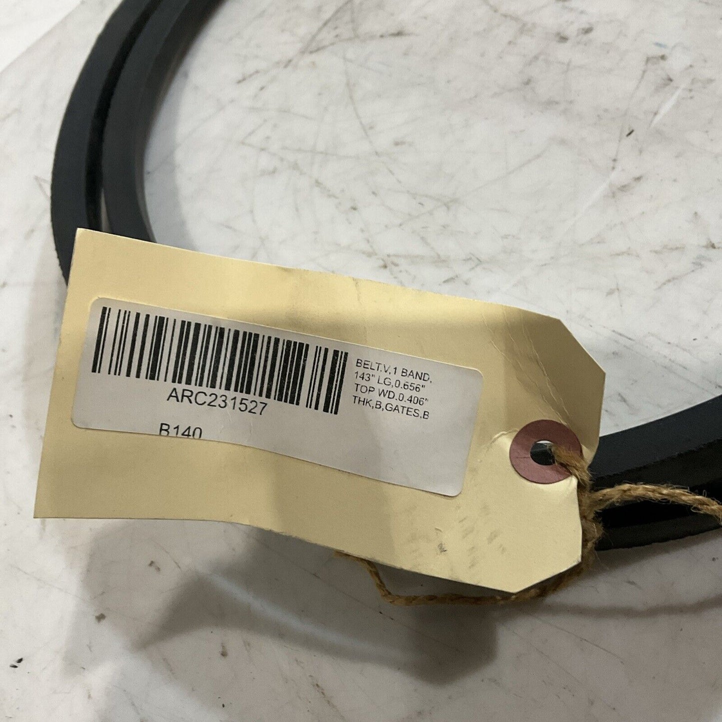 GATES  B140 HI-POWER   BELTV.1 BAND  143”LG O.656   LOT OF 12 K9S