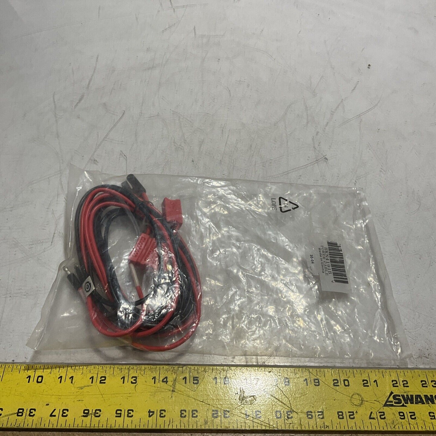 MOTOROLA OEM HK44191 20A-32V AMP  POWER  CABLE  ADAPTER  10FT  U3S