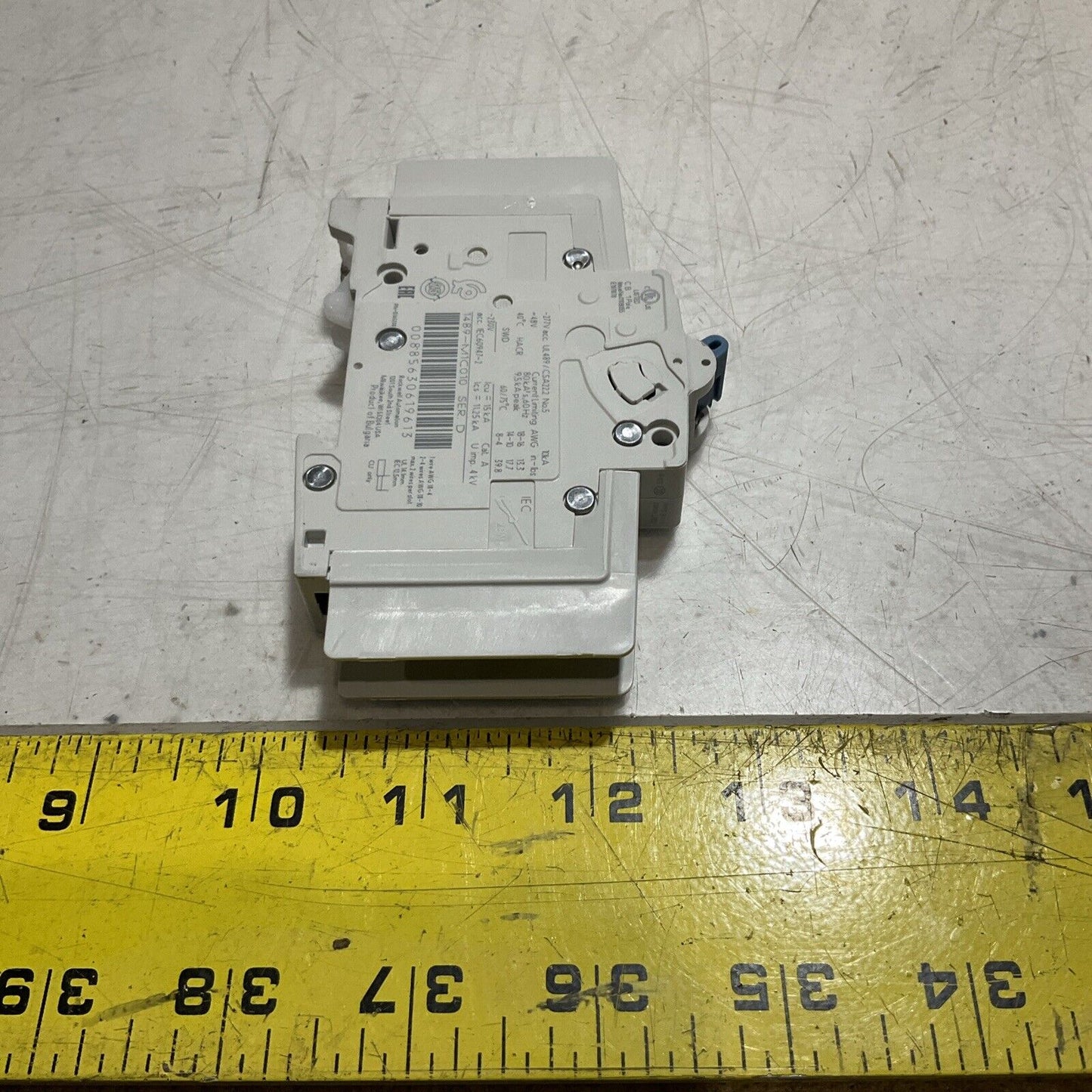 ALLEN-BRADLEY  A-B  1489-M-C1A  MINIATURE CIRCUIT BREAKER  1POLE  C2H