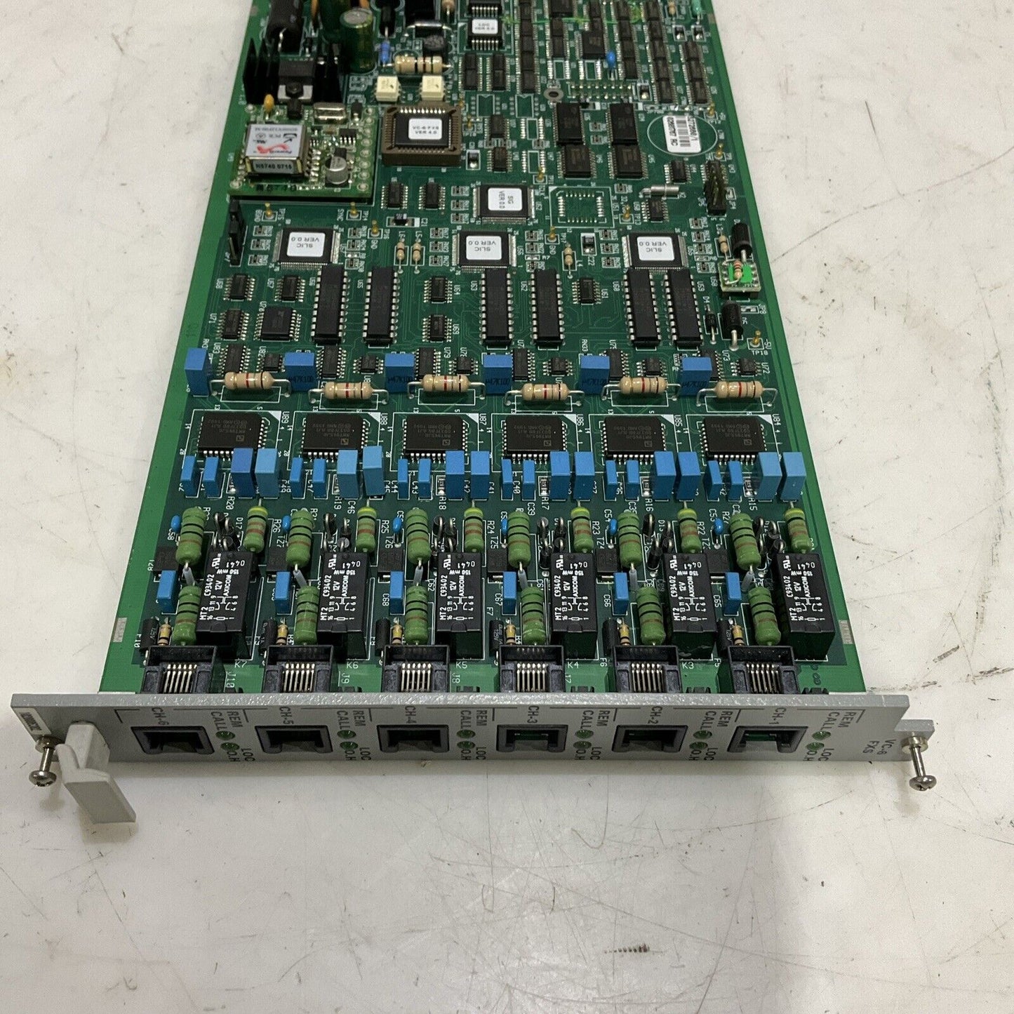 RAD MP-2100M-VC-6/FXS (F)  6CHANNEL PCM VOICE MODULE  FXS INTERFACE CIRCUIT  T6Y