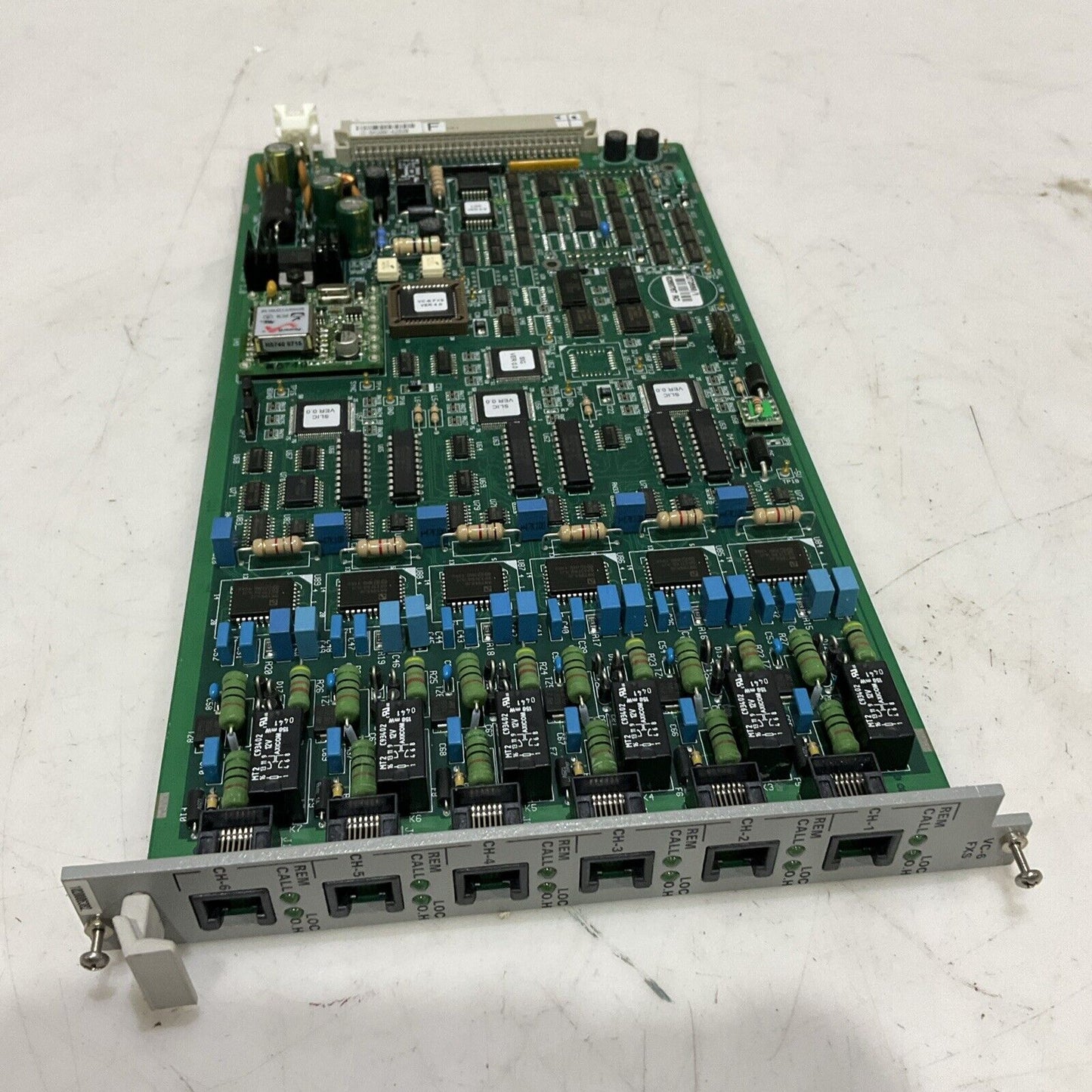 RAD MP-2100M-VC-6/FXS (F)  6CHANNEL PCM VOICE MODULE  FXS INTERFACE CIRCUIT  T6Y