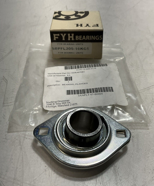 FYH BEARINGS  SBPFL205-16KG5 BEARING FLANGED  UNITS  U3S