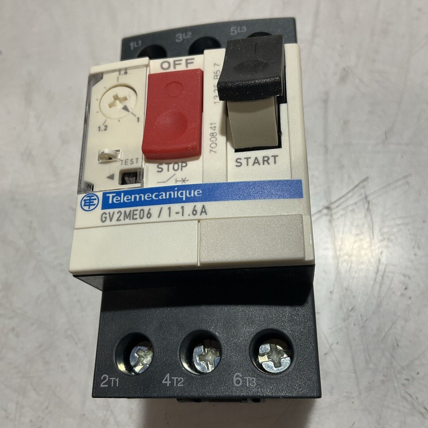 SCHNEIDER - TELEMECANIQUE GV2ME06 / 1-1.6A  MOTOR CIRCUIT BREAKER 50/60HZ U3S