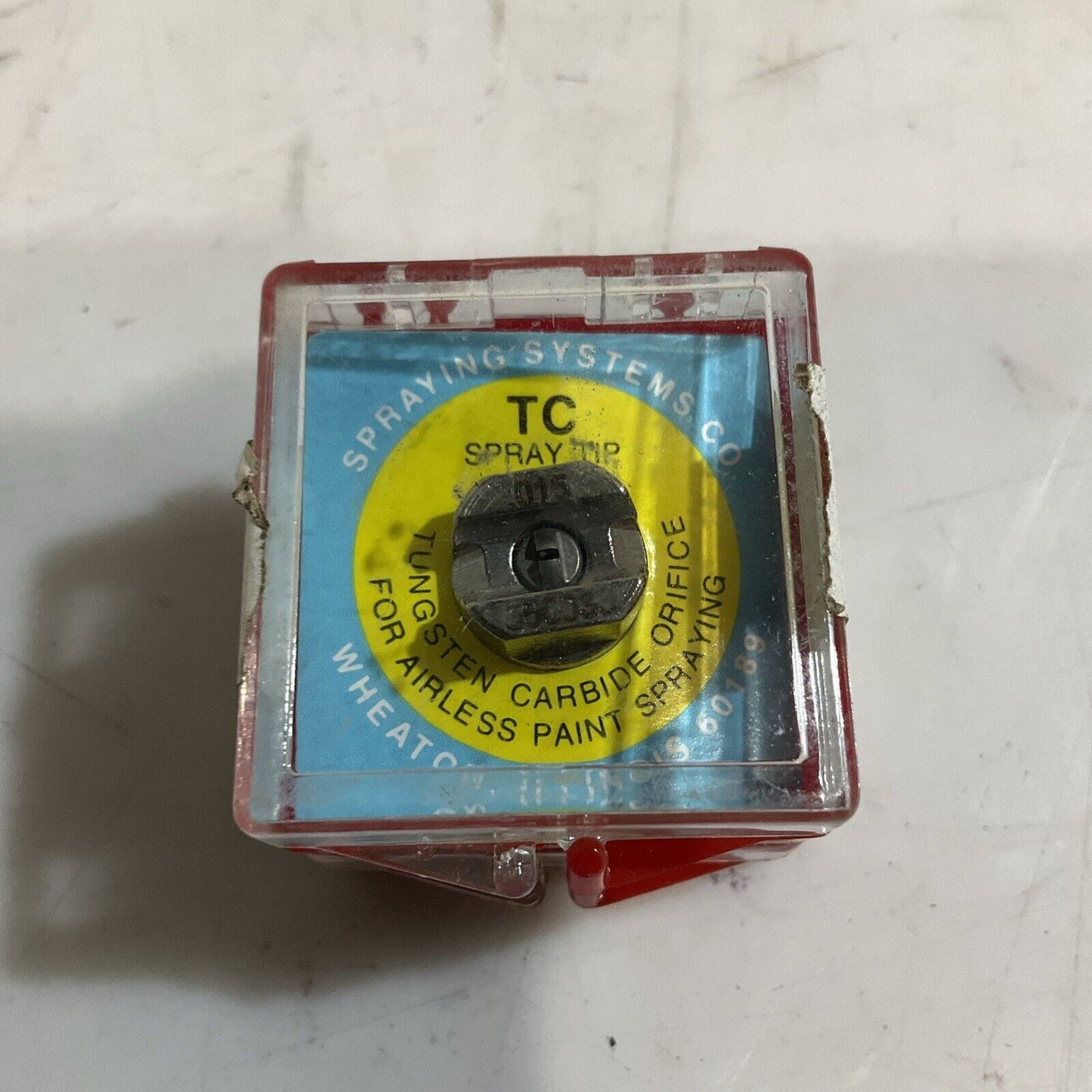 SPRAYING SYSTEMS CO 0.015 TC SPRAY TIP  650033 LOT OF 4 U3S
