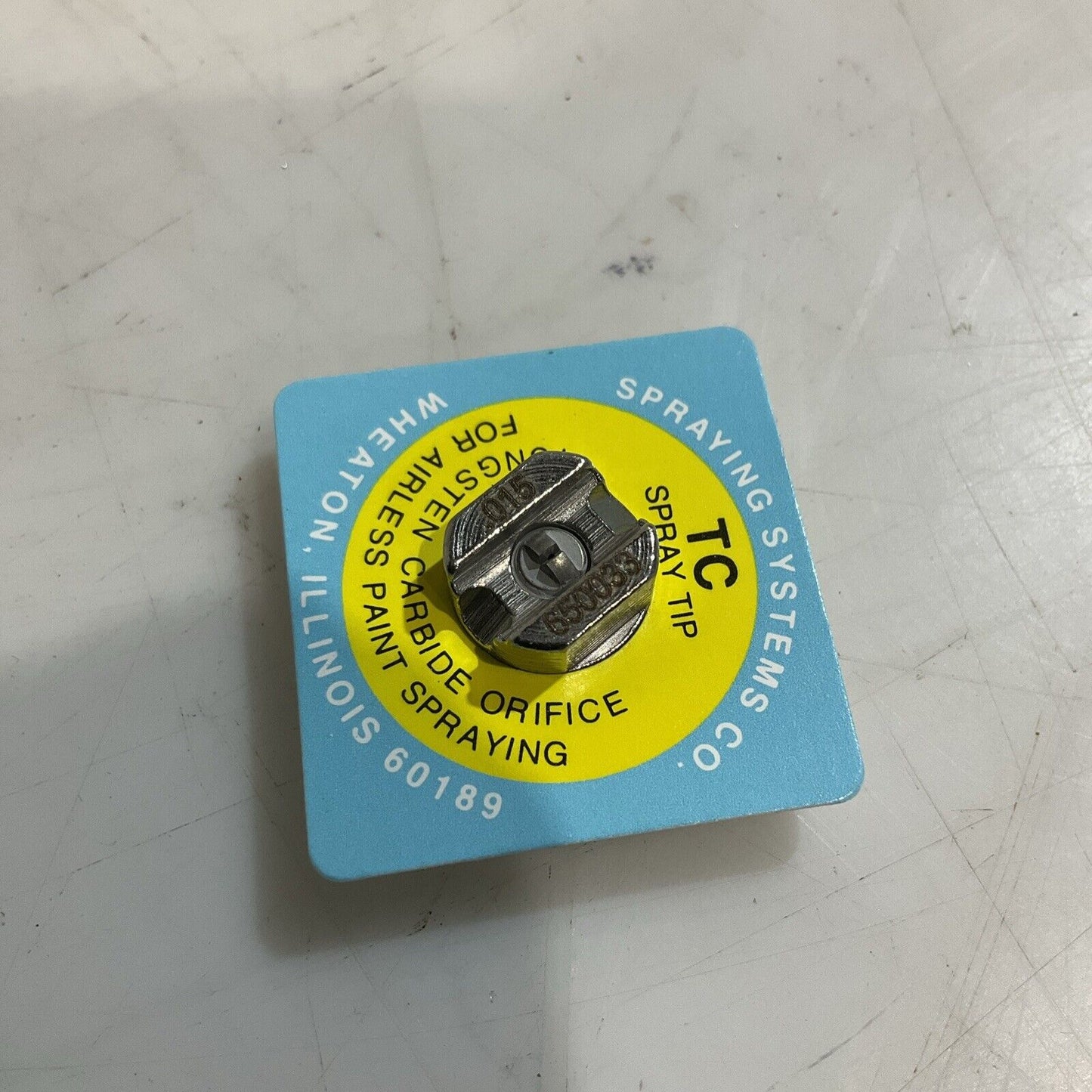 SPRAYING SYSTEMS CO 0.015 TC SPRAY TIP  650033 LOT OF 4 U3S