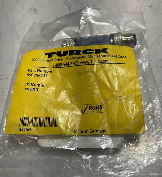 TURCK  RSC2RKC 57  ID#E9003 BUS TEE DEVINCENET EUROFAST  U3S