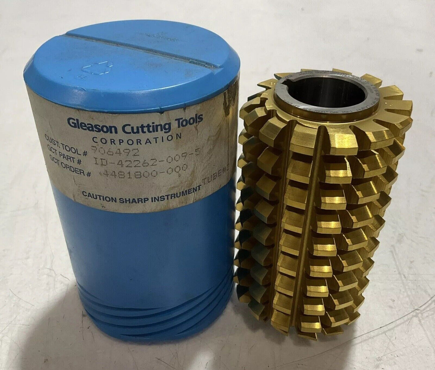 GLEASON CUTTING TOOLS  ID-42262-009-5 GEAR HOB CUTTING TOOL 30° NPA U3S