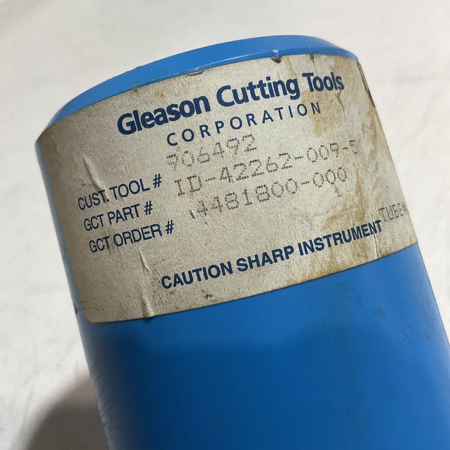 GLEASON CUTTING TOOLS  ID-42262-009-5 GEAR HOB CUTTING TOOL 30° NPA U3S