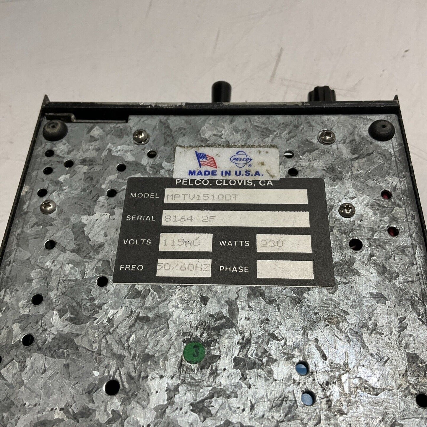 PELCO MPTV1510DT  DISTRIBUTION  AMPLIFIER  115AC  50/60HZ 230 WATTS  U3S