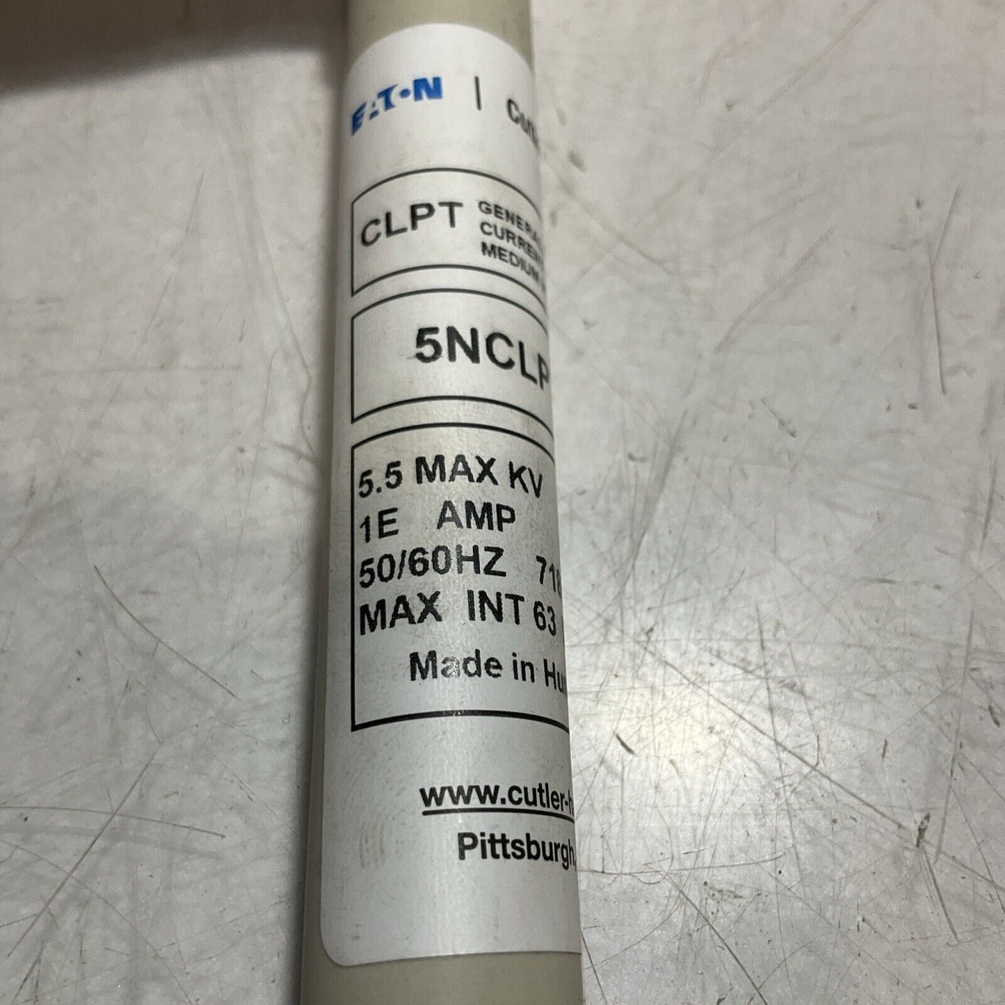 EATON/CUTLER-HAMMER  5NCLPT-1E  GENERAL PURPOSE LIMITING MEDIUM VOLTAGE FUSE U3S