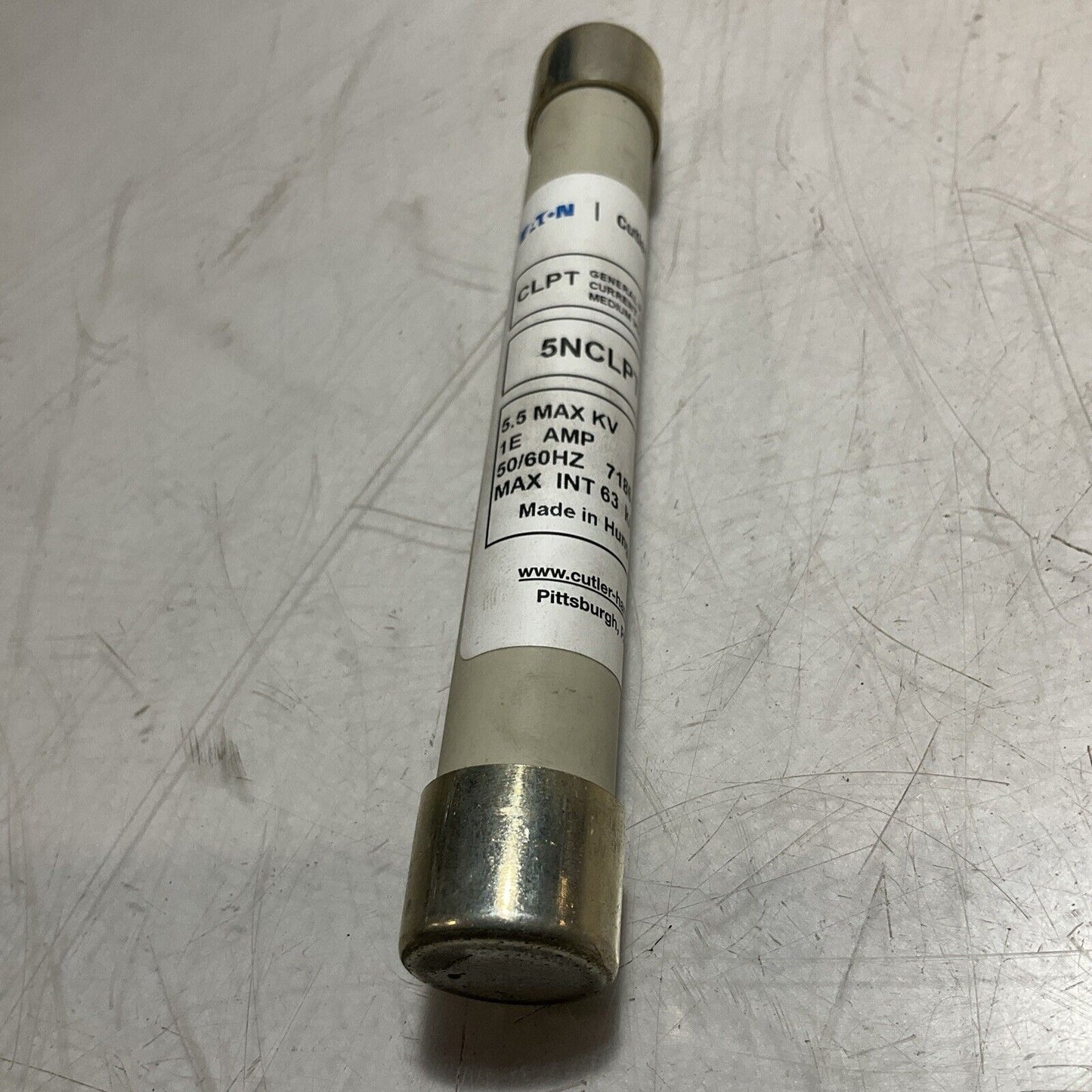 EATON/CUTLER-HAMMER  5NCLPT-1E  GENERAL PURPOSE LIMITING MEDIUM VOLTAGE FUSE U3S