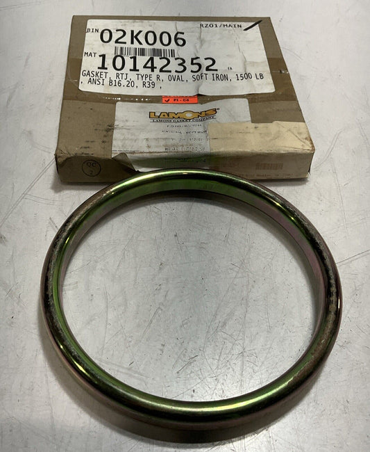 LAMONS  API6A-0627-GH 08-12 103939 R39 D-4 OVAL  CASKET RTJ TYPE R SOFT IRON 678