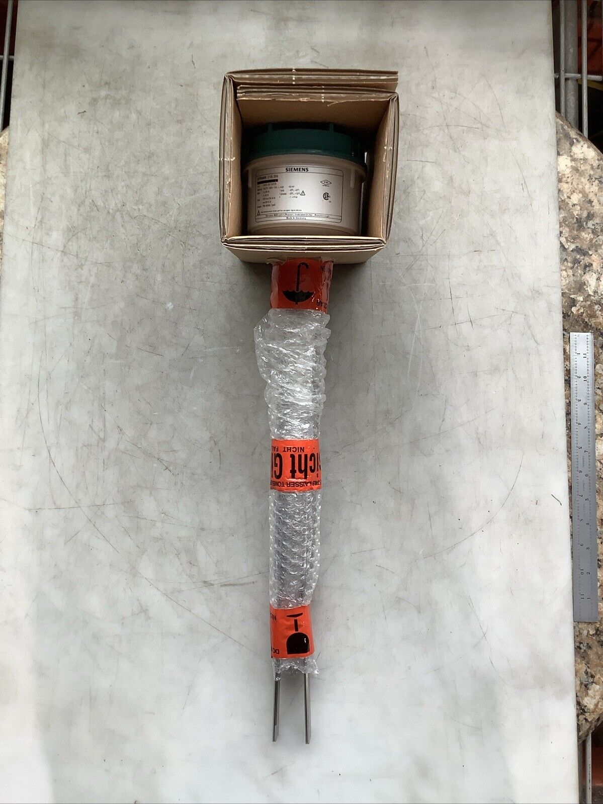 SIEMENS 7ML5731-1AB12-1CA0-Z LVS200 VIBRATING FORK POINT LEVEL SWITCH 458MM