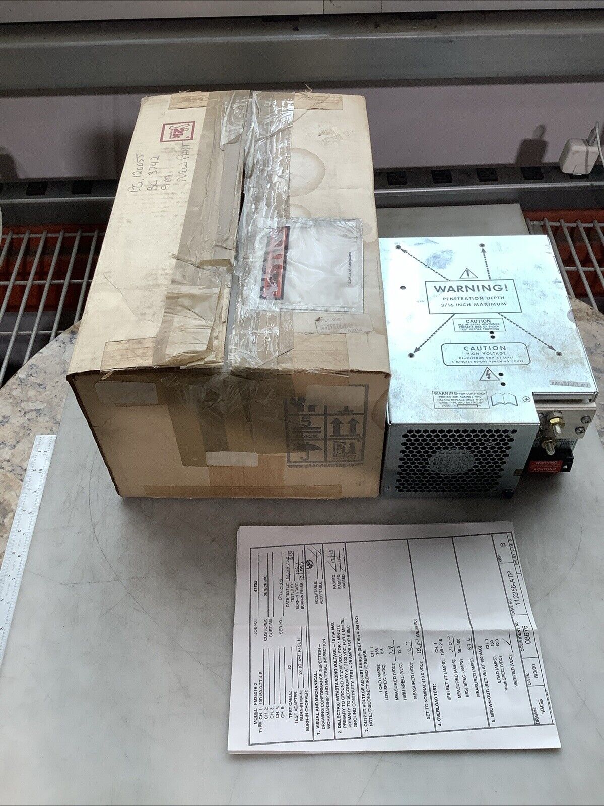 PIONEER MAGNETICS PM2501B-2 SWITCHING POWER SUPPLY 230VAC 20A