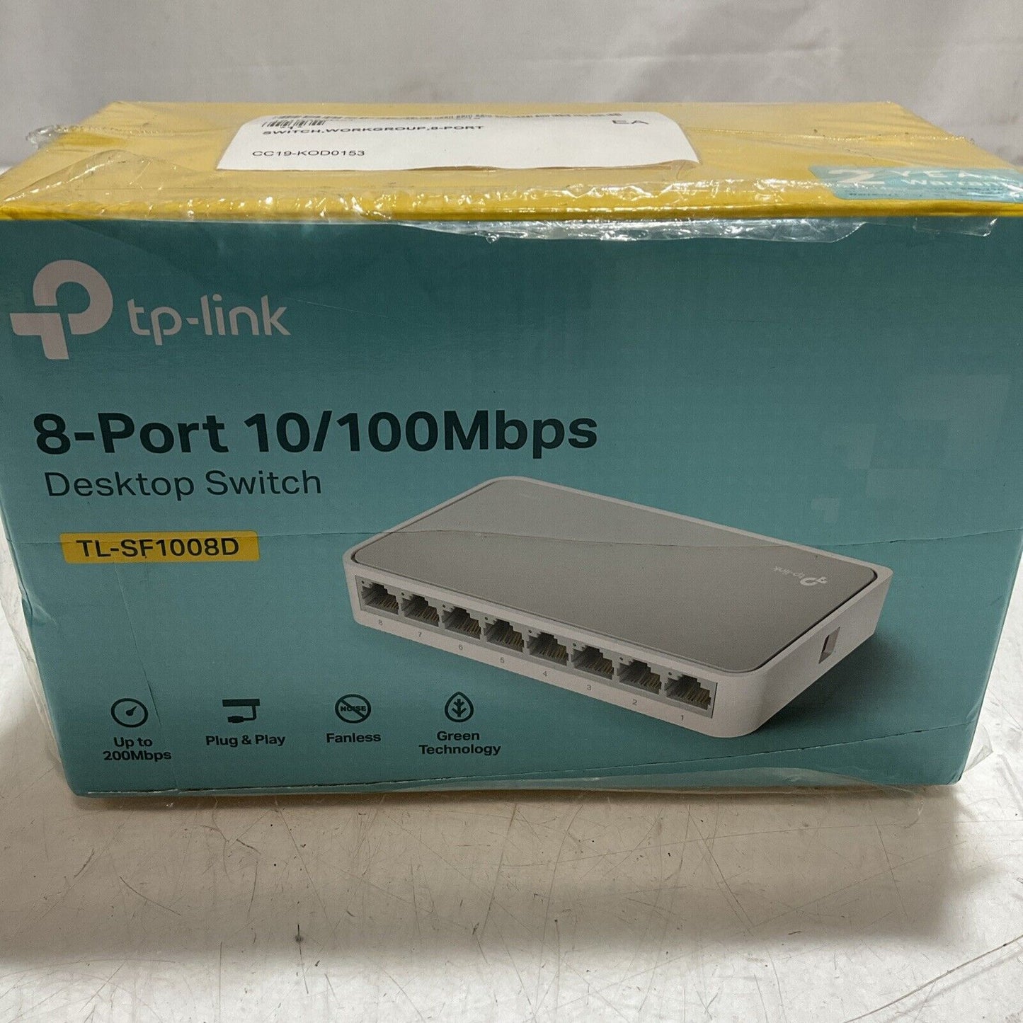 PTP-LINK  TL-SF1008D 8-PORT  10/100MBSPS DESKTOP SWITCH  U3S
